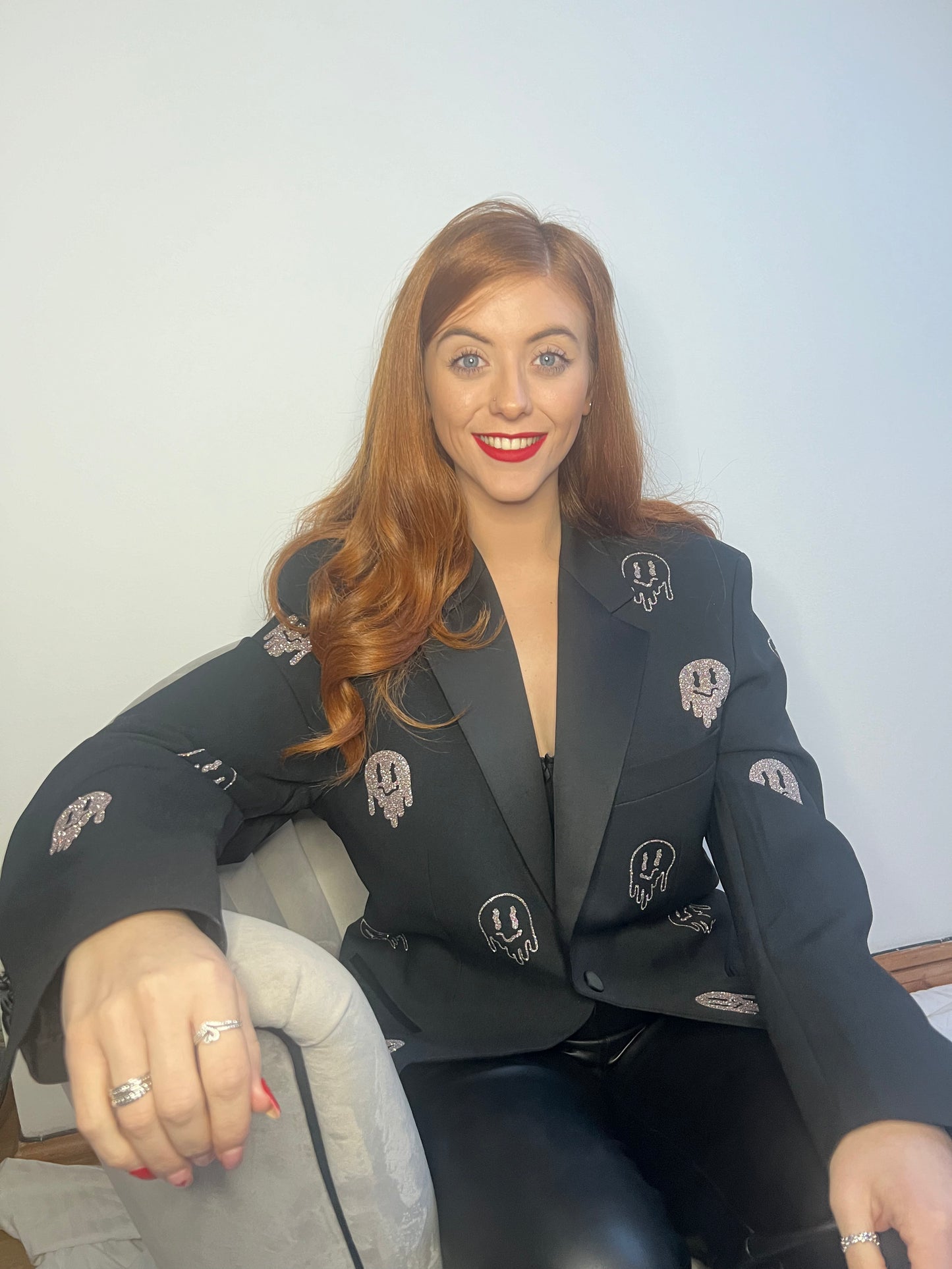 Silver Smileys Blazer