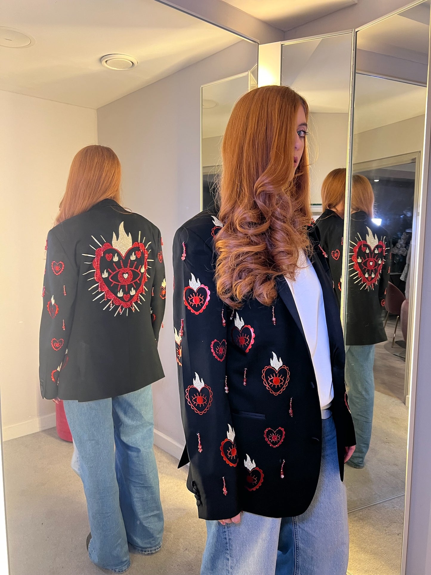 Sacred Heart Black Blazer