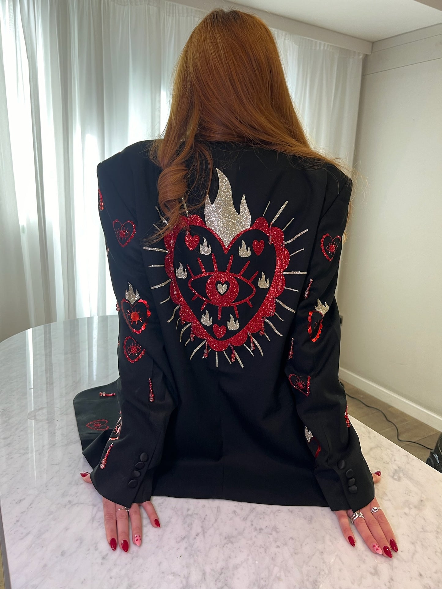 Sacred Heart Black Blazer