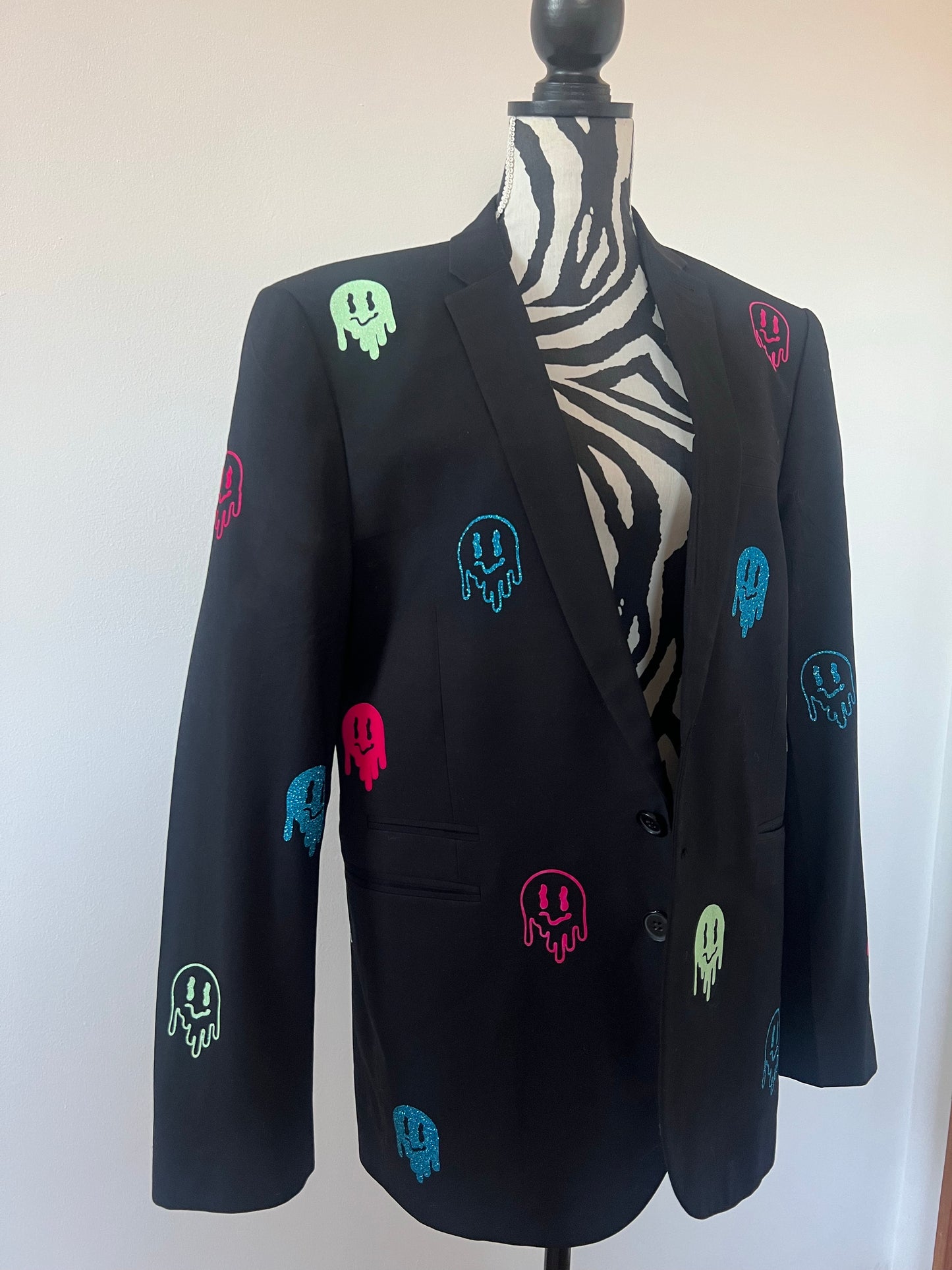 Colourful Smiley Blazer