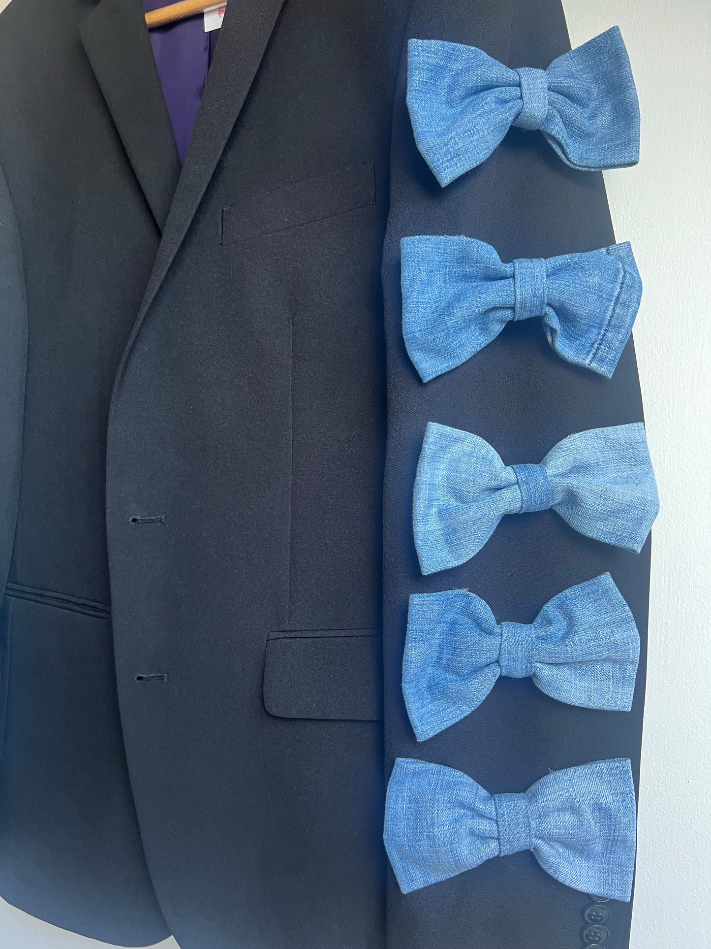 Bows by Denim Blazer