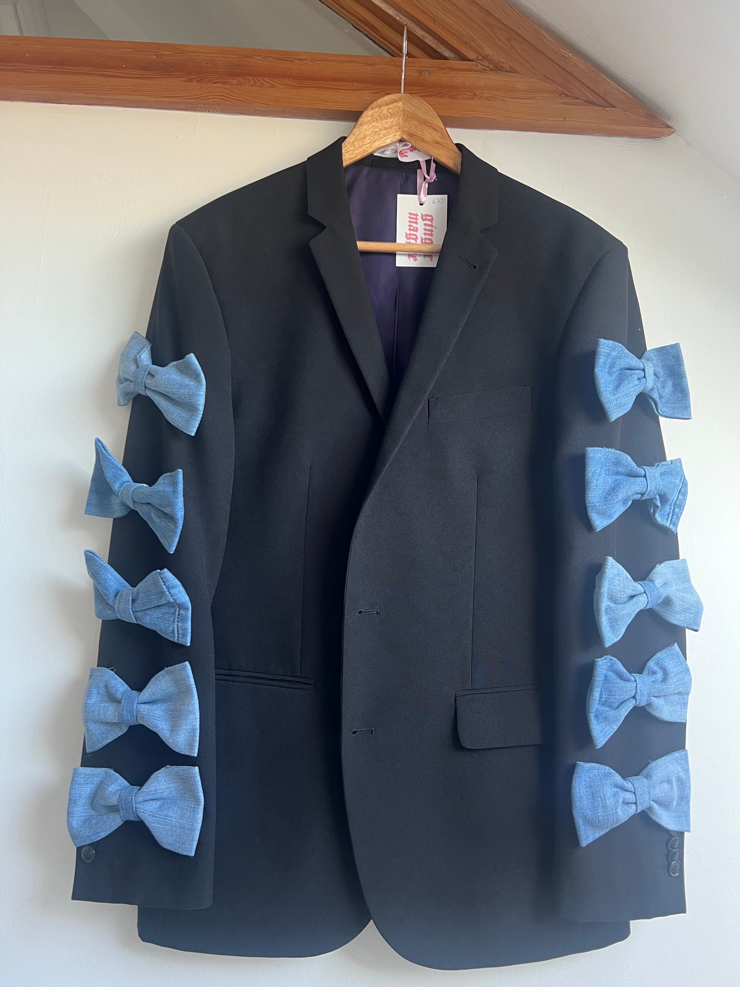 Bows by Denim Blazer