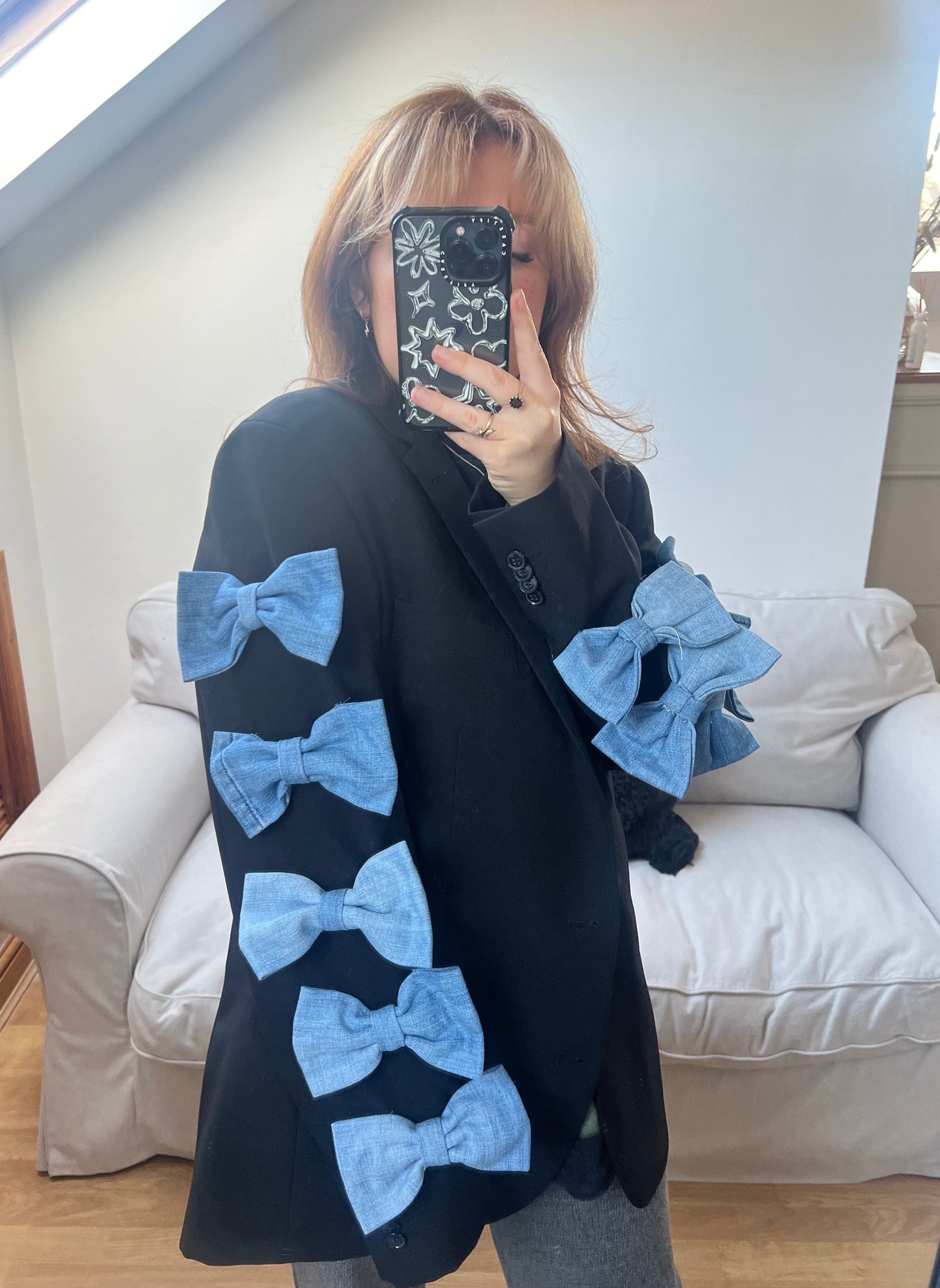 Bows by Denim Blazer
