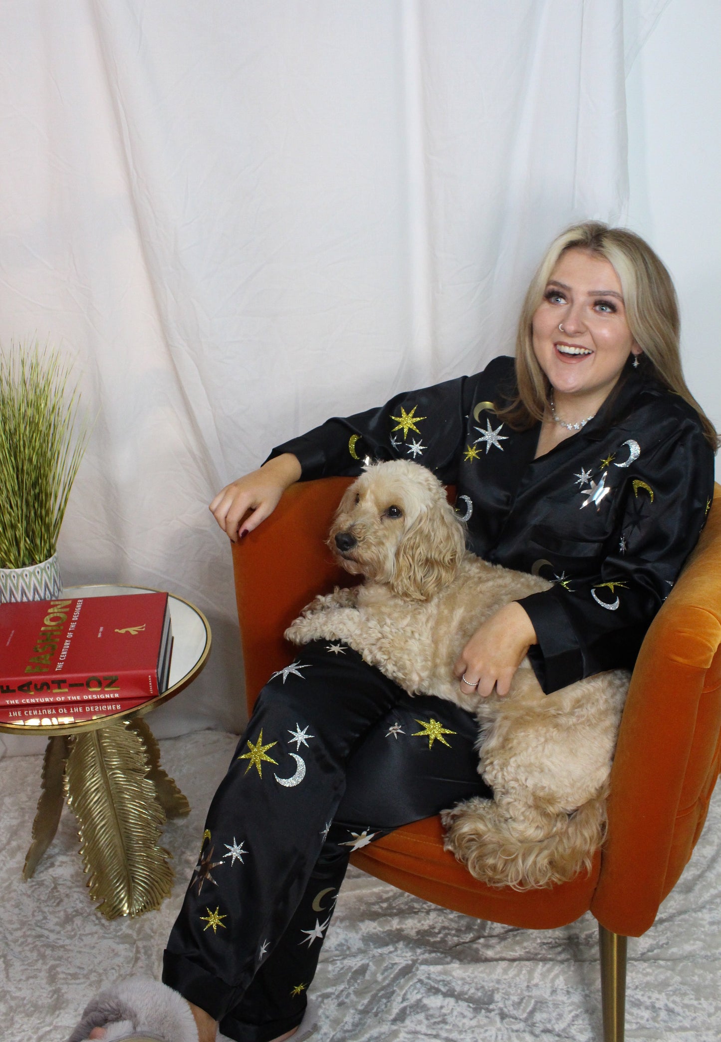 You are my Moon & Stars Satin Pyjamas