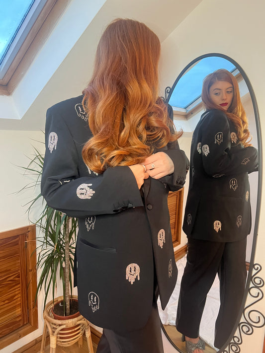 Silver Smileys Blazer