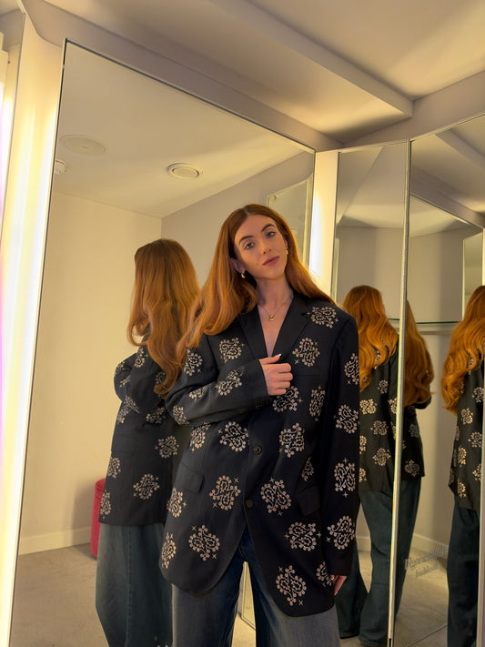 Sparkle Paisley Blazer