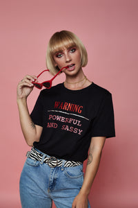 Warning Tee (Black)